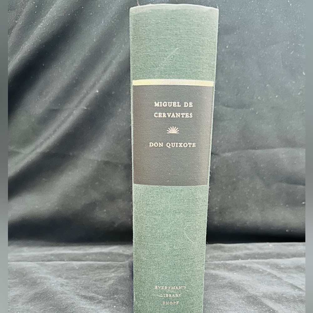 Don Quixote Miguel de Cervantes Green Cloth Bound Hardcover Dust Jacket (1991)